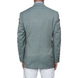 SARTORIA CASTANGIA Blue Plaid Wool Sport Coat Jacket EU 52 NEW US 42