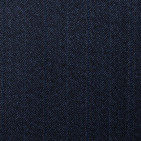 SARTORIA CASTANGIA Blue Striped Wool Super 130's Unlined Suit EU 50 NEW US 40