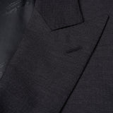 SARTORIA CASTANGIA Gray Herringbone Wool Super 130's Peak Lapel Jacket 46 NEW 36