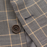SARTORIA CASTANGIA Gray Prince of Wales Wool-Silk Sport Coat Jacket NEW