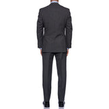 SARTORIA CASTANGIA Handmade Gray Striped Wool Business Suit NEW