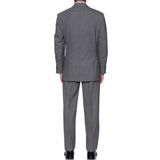 SARTORIA CASTANGIA Gray Striped Wool Super 120's Suit EU 52 NEW US 42