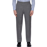 SARTORIA CASTANGIA Gray Striped Wool Super 120's Suit EU 52 NEW US 42