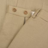 SARTORIA CASTANGIA Handmade Light Beige Linen Suit EU 50 NEW US 40
