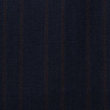 SARTORIA CASTANGIA Navy Blue Striped Wool Super 110's Suit 50 NEW US 40