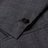 SARTORIA CHIAIA Bespoke Handmade Gray Fresco Wool Jacket EU 48 NEW US 38