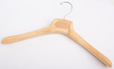 SARTORIO Beige Plastic Wood Look Coat Hanger Set of 5 Size 43/M-L 46/XL