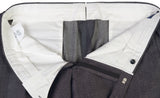 INCOTEX (Slowear) Gray Wool Linen Flat Front Dress Pants NEW Slim Fit