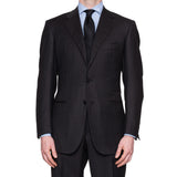 Sartoria CESARE ATTOLINI Napoli Handmade Gray Striped Wool Suit EU 52 NEW US 42
