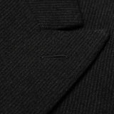 Sartoria PARTENOPEA Gray Striped Wool Cashmere Peak Lapel Jacket EU 50 NEW US 40