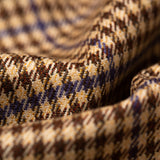 Sartoria PARTENOPEA Hand Made Brown Wool Flannel Blazer Jacket 50 NEW US 40