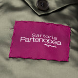 Sartoria PARTENOPEA Hand Made Gray Wool-Cashmere Flannel Blazer Jacket NEW