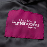 Sartoria PARTENOPEA Hand Made Solid Gray Wool Flannel Blazer Jacket 50 NEW US 40