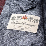 Sartoria CASTANGIA 1850 Burgundy Cotton-Silk Jacket with Silk Lining 50 NEW 40