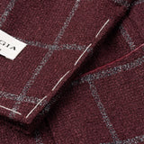 Sartoria CASTANGIA 1850 Burgundy Cotton-Silk Jacket with Silk Lining 50 NEW 40