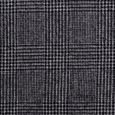 SARTORIA CASTANGIA Gray Plaid Wool Super 130's Flannel Jacket 48 NEW US 38