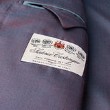 SARTORIA CASTANGIA Hand-Stitched Blue Silk-Cashmere Unlined Jacket 50 NEW 40