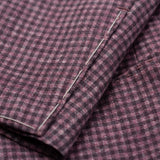 SARTORIA CASTANGIA Purple Plaid Wool-Silk-Linen Unlined Jacket 48 NEW US 38