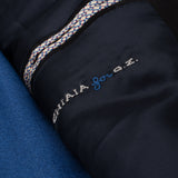 Sartoria CHIAIA Bespoke Handmade Blue Wool Super 150's DB Tuxedo Suit 52 NEW 42
