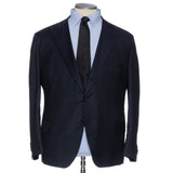 Sartoria CHIAIA Bespoke Handmade Blue Loro Piana Wool Suit EU 64 NEW 52 XXXXL