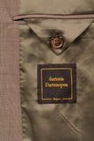 Sartoria PARTENOPEA Hand Made Solid Gray Wool Super 130's Suit NEW - SARTORIALE - 10