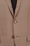 Sartoria PARTENOPEA Hand Made Solid Gray Wool Super 130's Suit NEW - SARTORIALE - 7
