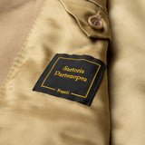 Sartoria PARTENOPEA Hand Made Tan Cotton Suit EU 52 NEW US 42