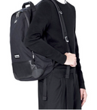 KRIS VAN ASSCHE x EASTPAK Black Canvas-Leather Backpack Bag 30L