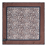 TOM FORD Brown Dot Silk Classic Pocket Square Pochette NEW 40cm x 40cm