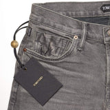 TOM FORD Gray Denim Selvedge Slim Fit Jeans Pants NEW US 30 USA Made