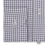 TOM FORD Gray Gingham Check Cotton Dress Shirt EU 39 NEW US 15.5 Slim Fit