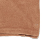 TOM FORD Brown Cotton Garment Dyed Toweling Terry Cloth Polo Shirt NEW