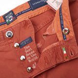 TRAMAROSSA Colour Leonardo Brick Red Cotton Stretch Slim Fit Jeans NEW 33