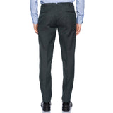 INCOTEX (Slowear) Dark Green Donegal Wool-Silk-Linen Pants NEW Slim Fit