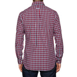 UNIONMADE KENNETH FIELD Modern Traditional Red Plaids Shirt US 15.5 NEW EU 39