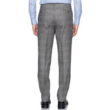 CESARE ATTOLINI Napoli Gray Glen Plaid Wool-Cashmere Flannel Suit 50 NEW US 40