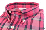 RUBINACCI Napoli Pink Plaid Cotton Button-Down Casual Shirt NEW Regular FIt - SARTORIALE - 3
