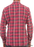 RUBINACCI Napoli Pink Plaid Cotton Button-Down Casual Shirt NEW Regular FIt - SARTORIALE - 6