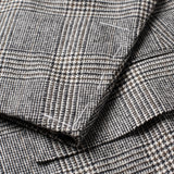 CESARE ATTOLINI Napoli Gray Glen Plaid Wool-Cashmere Flannel Suit 50 NEW US 40