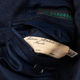 Sartoria CESARE ATTOLINI for M. Bardelli Blue Plaid Wool Super 120's Suit 48 NEW
