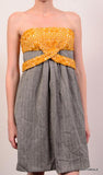 CHLOE Made In France Gray Light Summer Dress Size EU 38 US 8 / M - SARTORIALE - 1