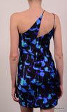 NINA RICCI PARIS Multicolor Silk One Shoulder Dress Size FR 36 NEW US 4 / S - SARTORIALE - 3