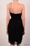 VERA WANG Black One Shoulder Warp Dress EU 38 NEW US 4 / S - SARTORIALE - 3